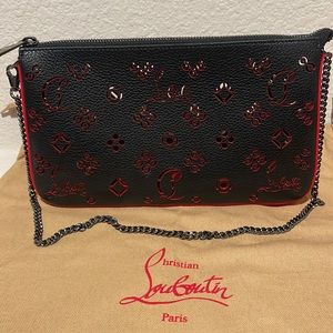 Loubila Loubinthesky Perforated Pouch Shoulder Bag